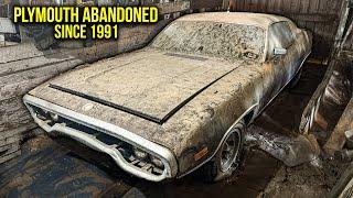 MOPAR Barn Find: ABANDONED Plymouth | First Wash in 33 Years! | Car Detailing Restoration