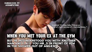 when you met your ex at the gym but he misunderstood you with another guy so In anger he... #jk #ff
