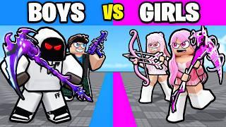 BOYS vs GIRLS In Roblox Blade Ball..