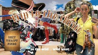 TRIP TO THE THRIFT | SHOE HEAVEN IN THE WILD WILD WEST!