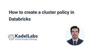 How to create a cluster policy in Databricks