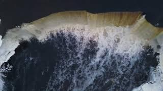 Estonia Jägala Waterfall Drone Videos + AI music + My Handpan