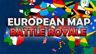 RANDOM WAR 100 BATTLE ROYALE! - Map of Europe EP 2