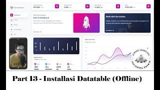 Part 13 - Install Datatable (Offline) | Tutorial Website .NET (C#)