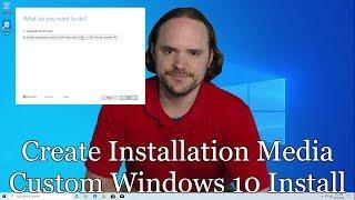 Windows 10 Create Installation Media