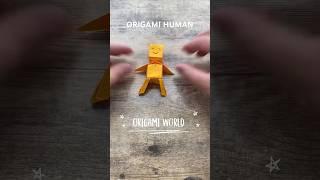 ORIGAMI HUMAN EASY TUTORIAL STEP BY STEP | DIY PAPER HUMAN ORIGAMI PAPERCRAFT | ORIGAMI WORLD