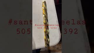 Lowrider bike seat post #Gold #Twisted #Bike￼￼ #LowRider￼