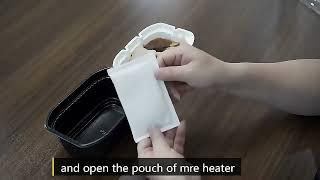 Food heating pad for self-heating meals, MRE heater bag, self-heating bag for hiking,traveling food