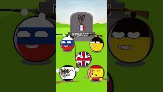 Napoleonic Wars of 1815  #countryballs #france #russia #germany #spain #napoleon #uk