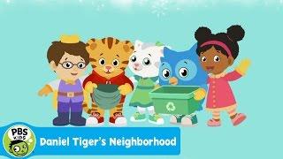 DANIEL TIGER'S NEIGHORHOOD | Clean Up, Pick Up (Song) | PBS KIDS