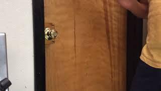 How to open a door
