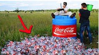 1000 ЛИТРОВ КОКА-КОЛА + МЕНТОС / 1000 liters of Coca-Cola +  Mentos