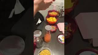 Girl dinner