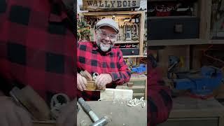 WOODEN COFFIN plane adjustment #coffinplane #woodworking #carpentrytools