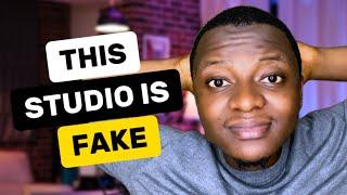 Create a Fake YouTube Studio Background - FAST & EASY || YouTube Studio Setup