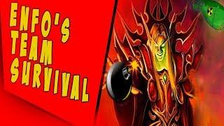 ЭНФОС НА 9 ЧЕЛОВЕК? ENFO'S TEAM SURVIVAL WARCRAFT 3 TFT