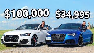 New Audi RS5 Sportback vs 2013 Audi RS5 // Clash Of Quattros