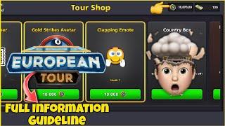 New SeasonEuropean Tour in 8Ball Pool | UnlimitedTokens !!