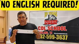 Non English Speaking Trucking Driving School | EP Texas Trucking School