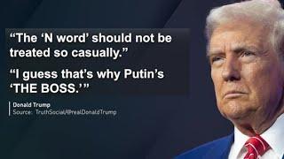 President Trump responds to Russia's Medvedev, touts American military might