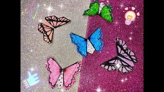 how to make butterfly bookmark (easy) || by vaibhavi soni arts || #art #diy #origami