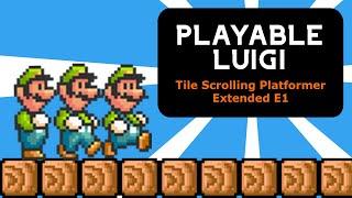 Adding Playable Luigi | Tile Scrolling Platformer Extended E1 | Scratch Tutorial