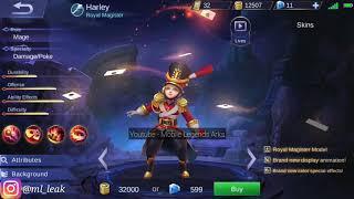 Entrance Scene | New Harley Elite Skin - Royal Magister | Mobile Legends