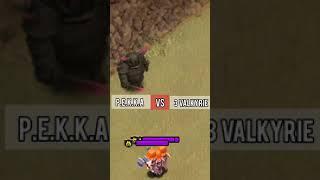 Pekka Vs Valkyrie Clash of Clans | Funny Moments in Clash of Clans
