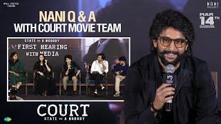 Nani Q & A With Court Movie Team At Court - State Vs A Nobody First Hearing With Media