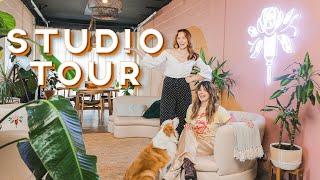 Inside The Sorry Girls Cozy Industrial YouTube Studio