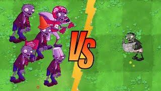 Plants vs Zombies Epic Fight -  All Hypnotized Zombies vs Little Newspaper Zombie