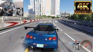 900+HP Nissan Skyline R34 GTR Full Send! - Assetto Corsa | Logitech G29 Gameplay 4K60fps