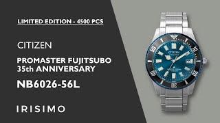 CITIZEN Promaster Fujitsubo NB6026-56L 35th Anniversary Limited Edition 4500pcs | IRISIMO