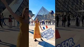 5 Tips for Visiting The Louvre! Save this short for your Paris trip! #paris #louvre #louvremuseum