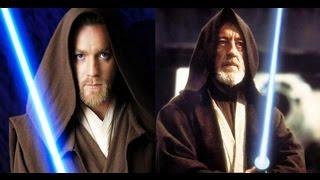 Ewan McGregor spot on Alec Guinness mannerisms as Obi-Wan