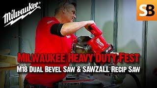 Milwaukee Dual Bevel Mitre Saw & SAWZALL Recip Saw