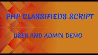 PHP Classifieds Script | Classifieds Listing Software