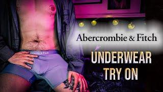 Abercrombie men’s underwear try on review haul