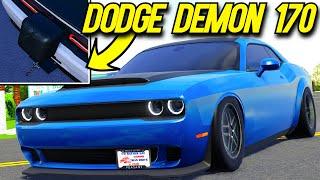 DODGE DEMON 170 CONFIRMED IN THE SOUTHWEST FLORIDA REVAMP!