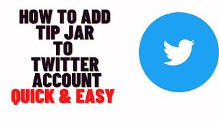 how to add tip jar to twitter account