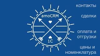 Ролик модуль обмена данными NIRAX: 1С — amoCRM