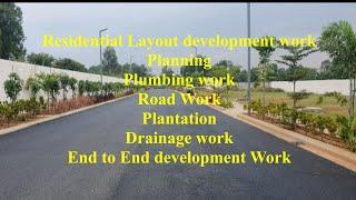 Residential Layout development work #Real Estate #Bangalore #Time with CS