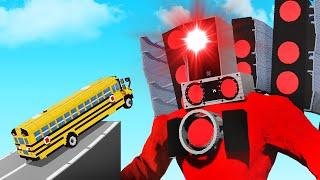 BUS vs TITAN SPEAKERMAN! (Teardown)