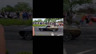My Brother @TheRealRecklezz First Time Doing A Burnout In This 392 Scatpack 