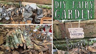 Fairy Garden DIY Rock Arch, Bridges, & Sign | Fairy Garden Ideas | Tutorial Tuesday Ep. 162