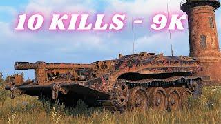 Strv 103-0  10 Kills 9K Damage  World of Tanks Replays