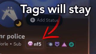 Discord SERVER TAGS Are NOT Getting Removed!