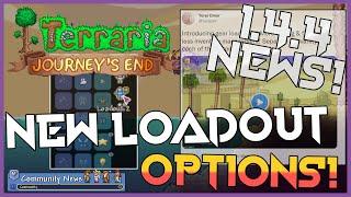 Terraria 1.4.4 NEW Loadout Option + Wolf Info!