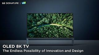 OLED 8K TV That Epitomizes The Endless Possibility of Innovation, Design, and Their Synergy.