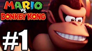 Mario vs Donkey Kong (Switch) Gameplay Walkthrough Part 1 - World 1 - 3